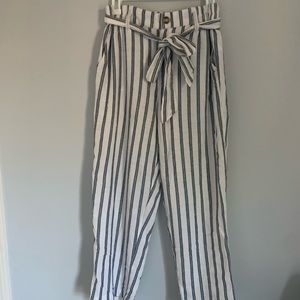 women’s american eagle striped pants medium